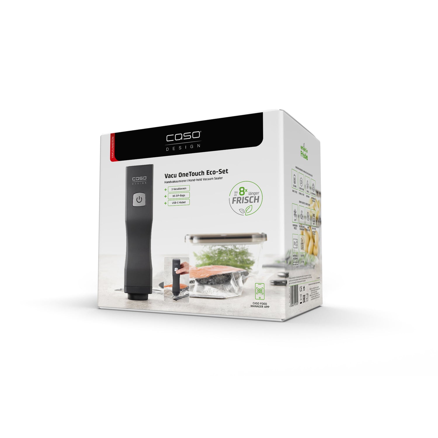 Set sottovuoto OneTouch Eco caso design CSO 01169 Kunzi Shop 7