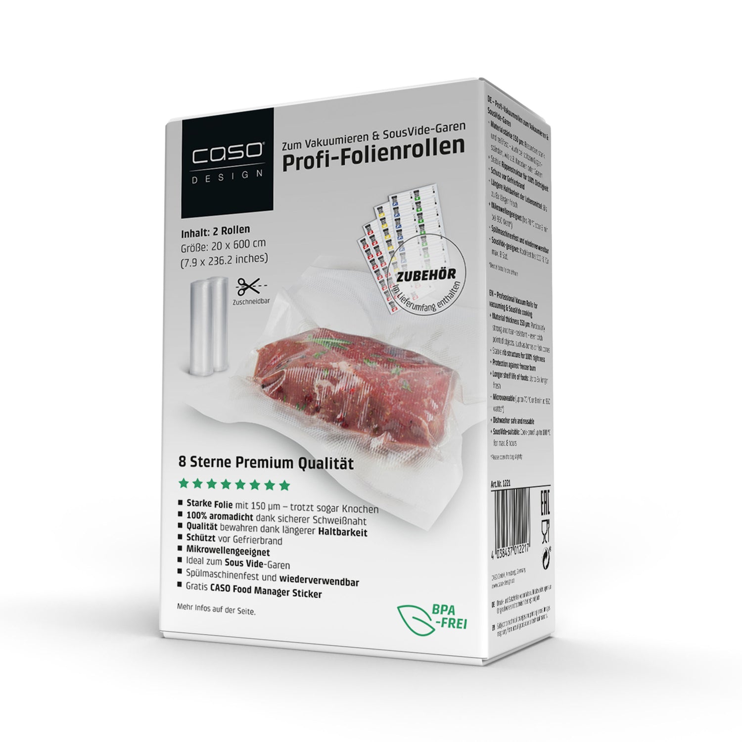 Scatola 2 rotoli goffrati 8-Stars 20x600 caso design CSO 01221 Kunzi Shop 1