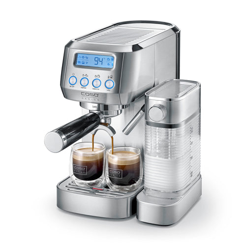 Macchina da caffè Espresso Gourmet Latte Inox caso design CSO 01821 Kunzi Shop
