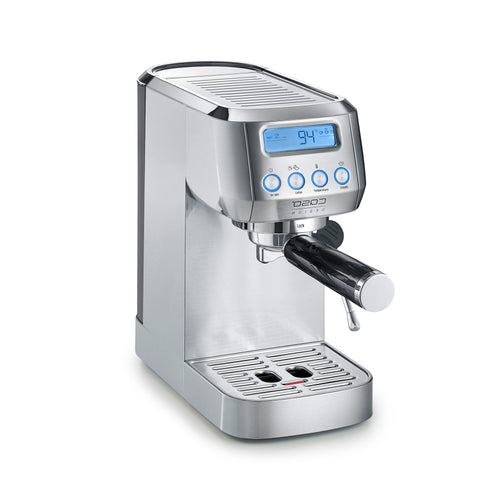 Macchina da caffè Espresso Gourmet Crema Silver caso design CSO 01824 Kunzi Shop