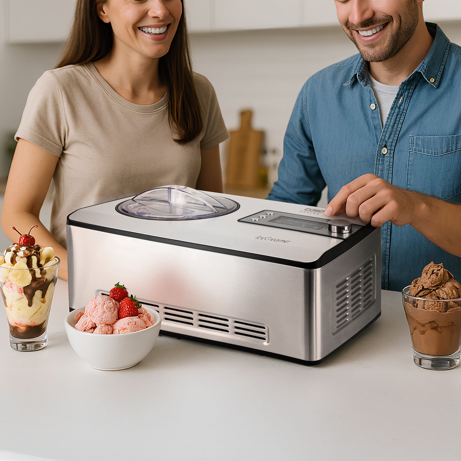 Gelatiera IceCreamer caso design CSO 03298 Kunzi Shop 6