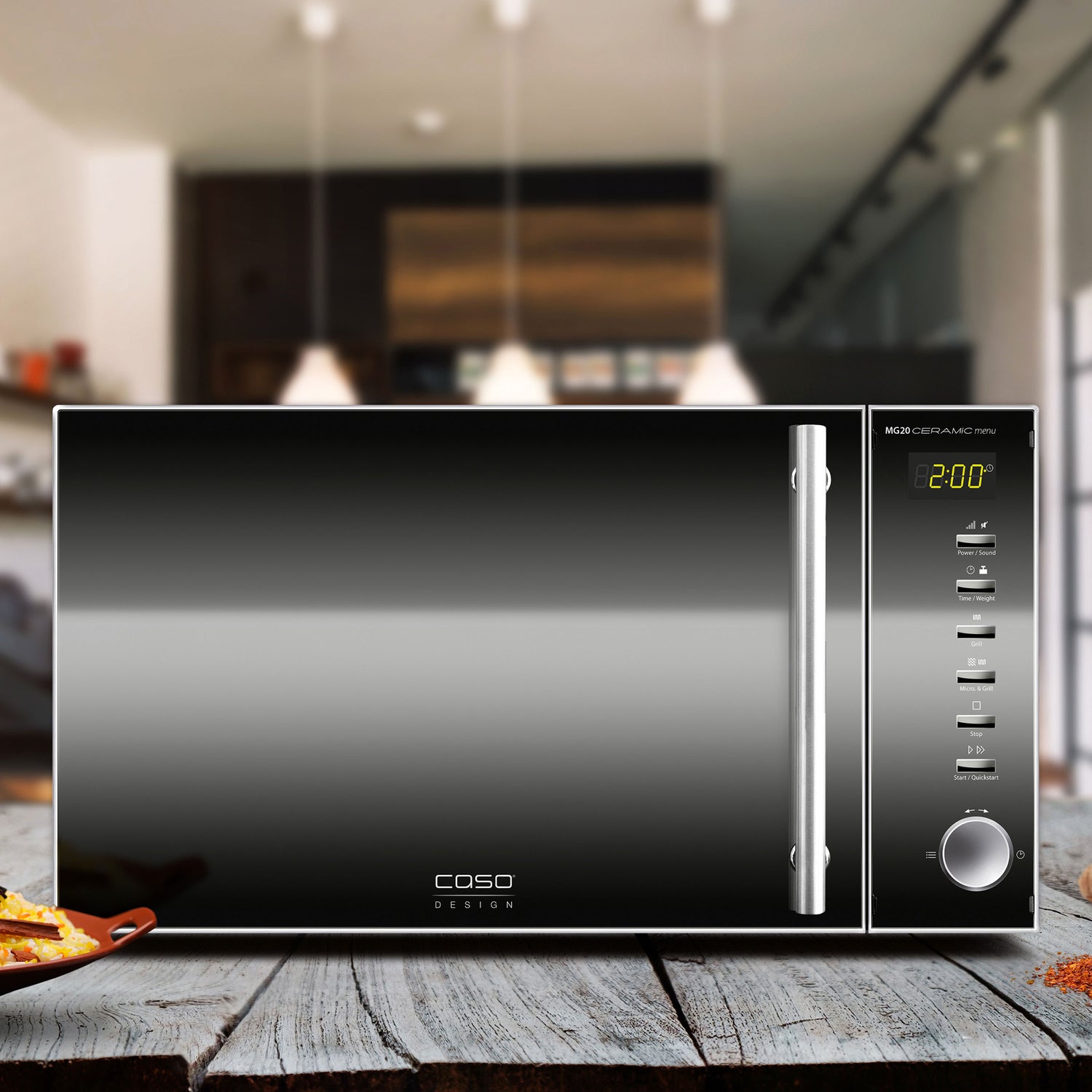 Forno a microonde MG 20 Ceramic 20 L caso design CSO 03323 Kunzi Shop 2