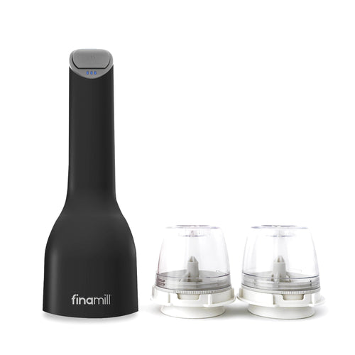 Macina ricaricabile midnight black con due FinaPod Pro Plus finamill FNM GP181134-12MIB Kunzi Shop