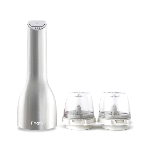 Macina ricaricabile acciaio inossidabile con due FinaPod Pro Plus finamill FNM GP181134-12SSP Kunzi Shop