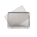 Teglia liscia half sheet con griglia antiaderente nordic ware NW 43172 Kunzi Shop