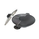 Wok con coperchio Ø 36Cm per induzione swiss diamond SD 61136-1DI Kunzi Shop