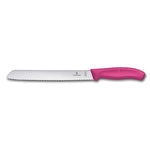 Coltello pane ondulato manico rosa blister - Swiss Classic _ victorinox coltelleria V-6.86 36.21L5B Kunzi Shop