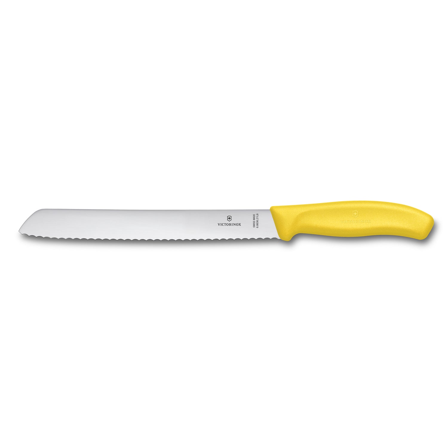 Coltello pane ondulato manico giallo blister - Swiss Classic _ victorinox coltelleria V-6.86 36.21L8B Kunzi Shop 1