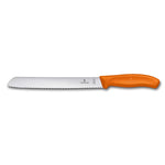 Coltello pane ondulato manico arancione blister - Swiss Classic _ victorinox coltelleria V-6.86 36.21L9B Kunzi Shop