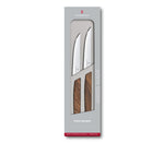 Set Swiss Modern due coltelli bistecca victorinox coltelleria V-6.90 00.12G Kunzi Shop