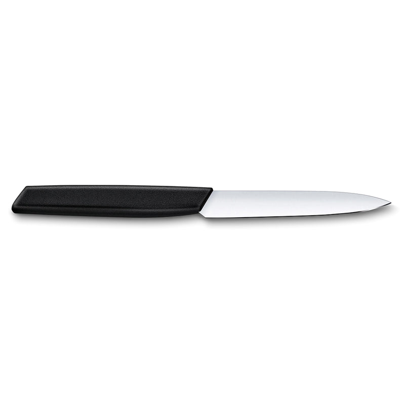 Spelucchino lama liscia 10 cm nero victorinox coltelleria V-6.90 03.10 Kunzi Shop