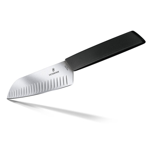 Coltello Santoku alveolato manico nero - Swiss Modern victorinox coltelleria V-6.90 53.17KB Kunzi Shop