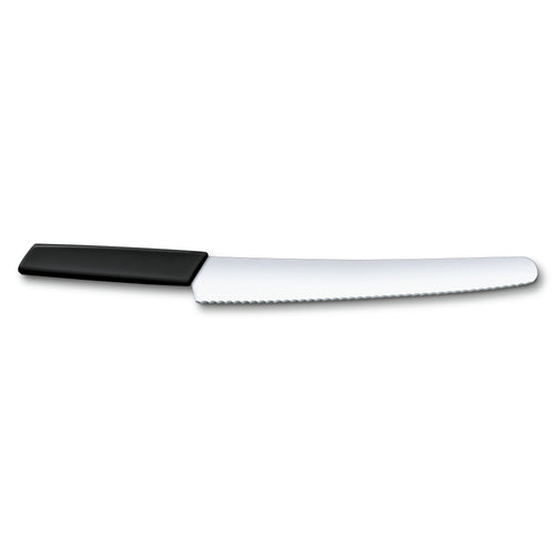 Coltello pane manico nero - Swiss Modern victorinox coltelleria V-6.90 73.22WB Kunzi Shop