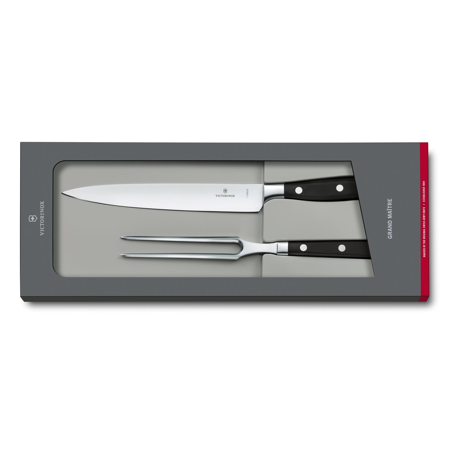 Set coltello e forchettone - Grand Maître victorinox coltelleria V-7.72 43.2 Kunzi Shop