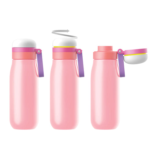 Bottiglia acciaio inox da 500 ml Pink zoku ZK 203-PK Kunzi Shop