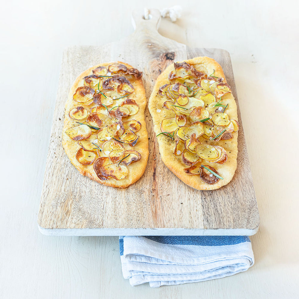 Lingue con patate e provola