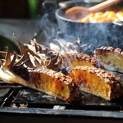 Ananas affumicato e caramellato