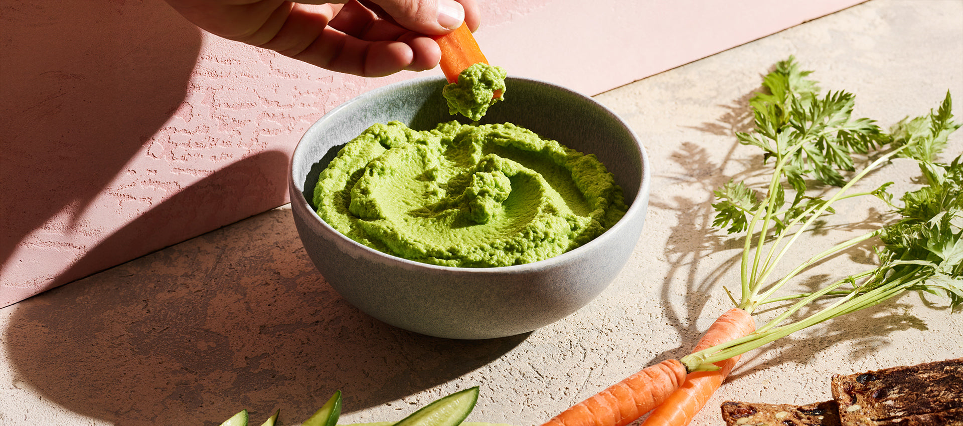 Hummus di cavolfiore e spinaci