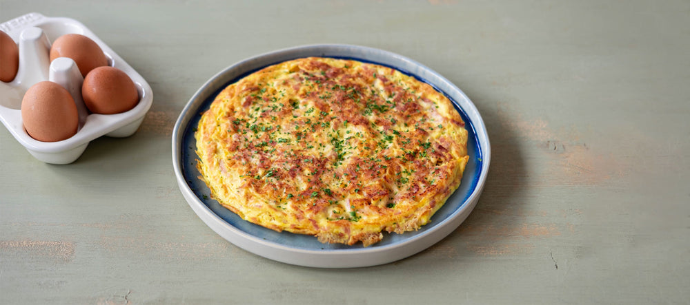 Frittatona al prosciutto