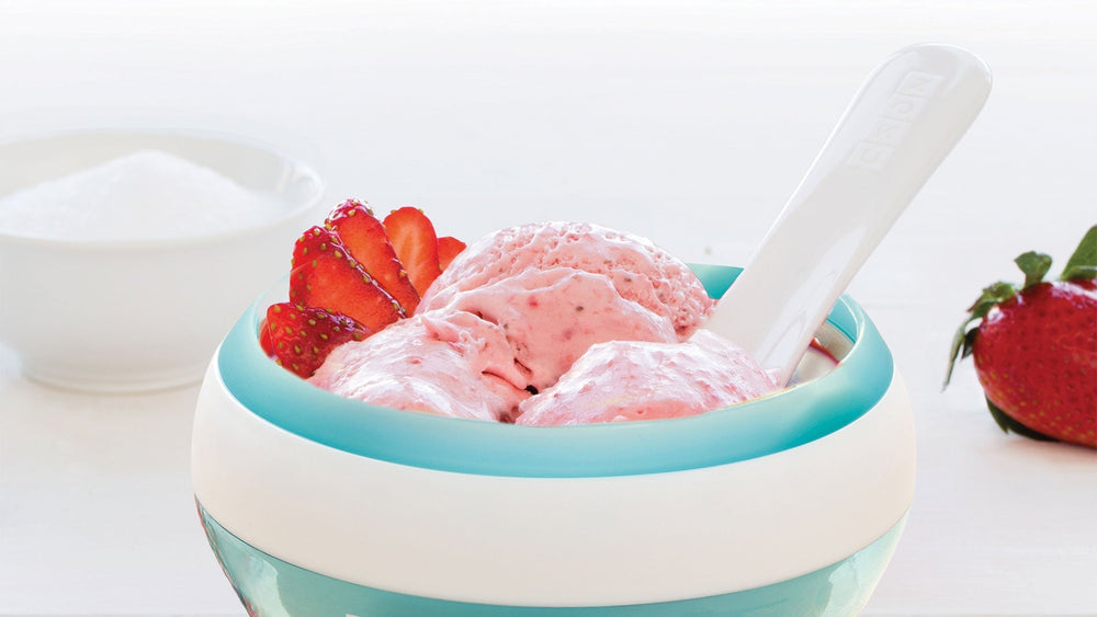 Gelato alla fragola fatto in casa
