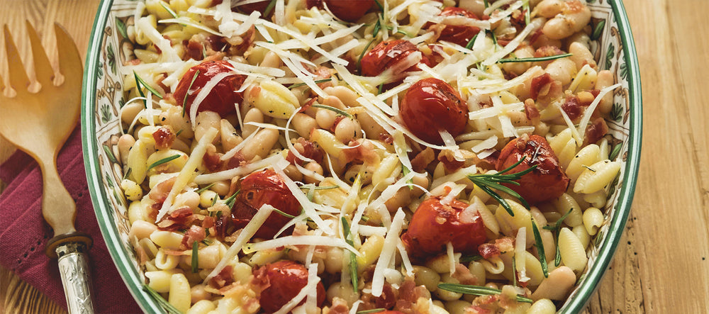 Gnocchetti sardi con cannellini e pancetta