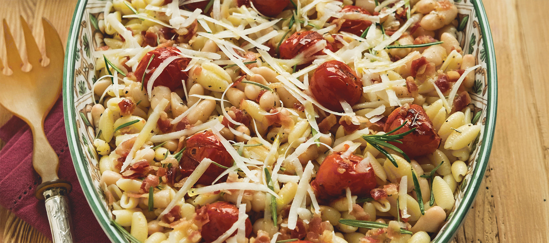 Gnocchetti sardi con cannellini e pancetta
