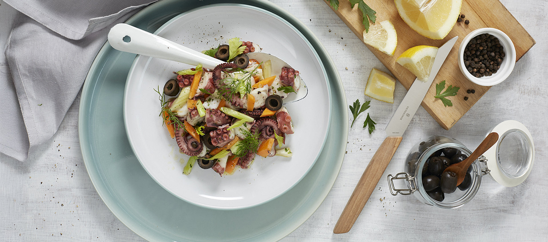 Insalata di polpo e verdure
