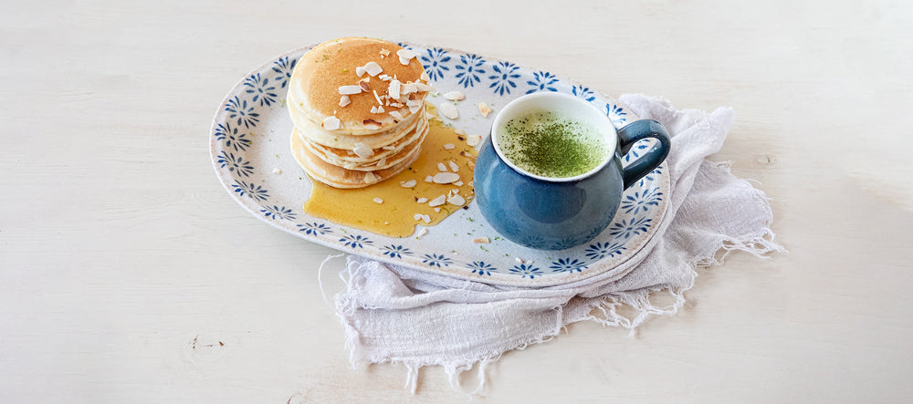 Pancakes con sciroppo d'acero