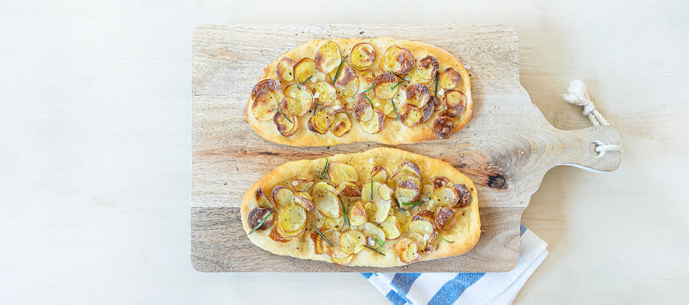 Lingue con patate e provola