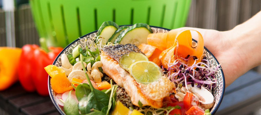 Salmone alla griglia con limone e dragoncello