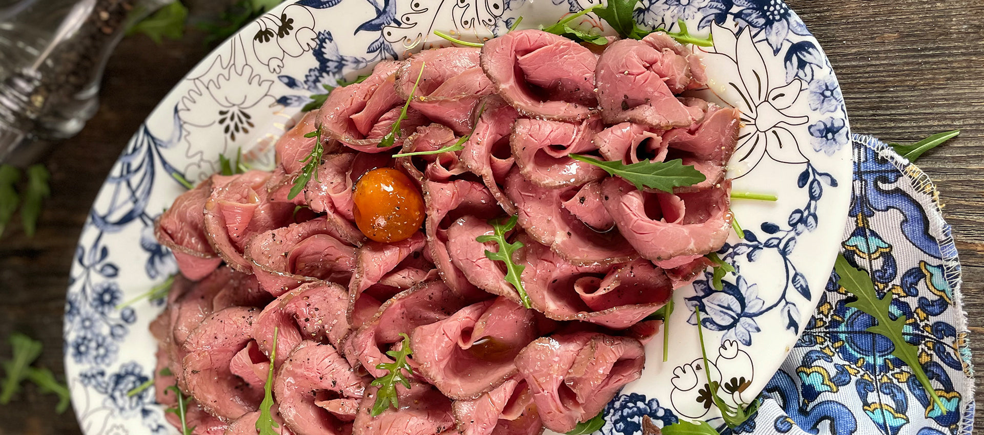 Manzo cbt con erbe aromatiche, zenzero e soia