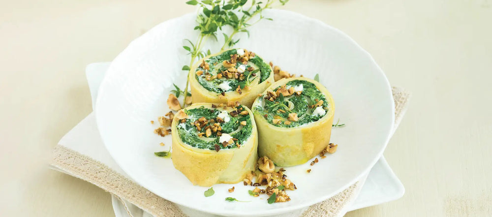 Crêpes ricotta e spinaci