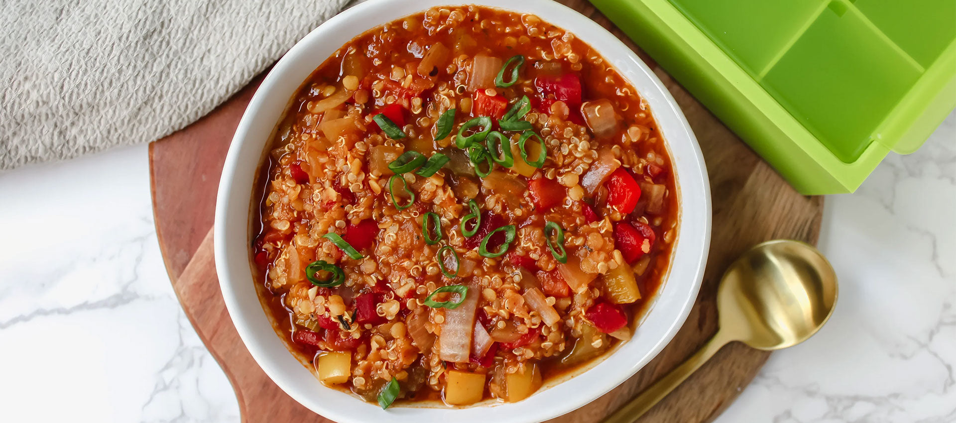 Vegane, glutenfreie Suppe