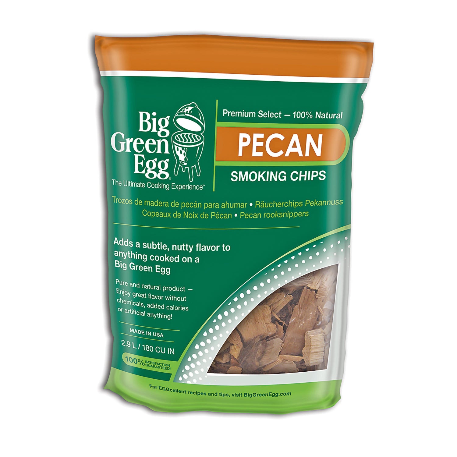 Truccioli per affumicare di noce pecan big green egg BGE 113993 Kunzi Shop 1