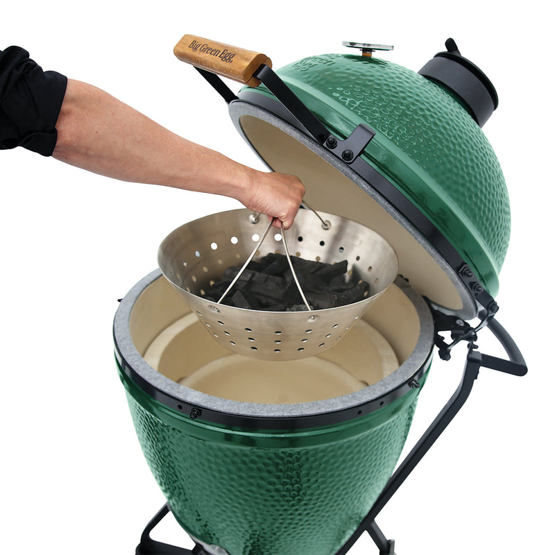 Cestello porta carbonella per L big green egg BGE 122674 Kunzi Shop