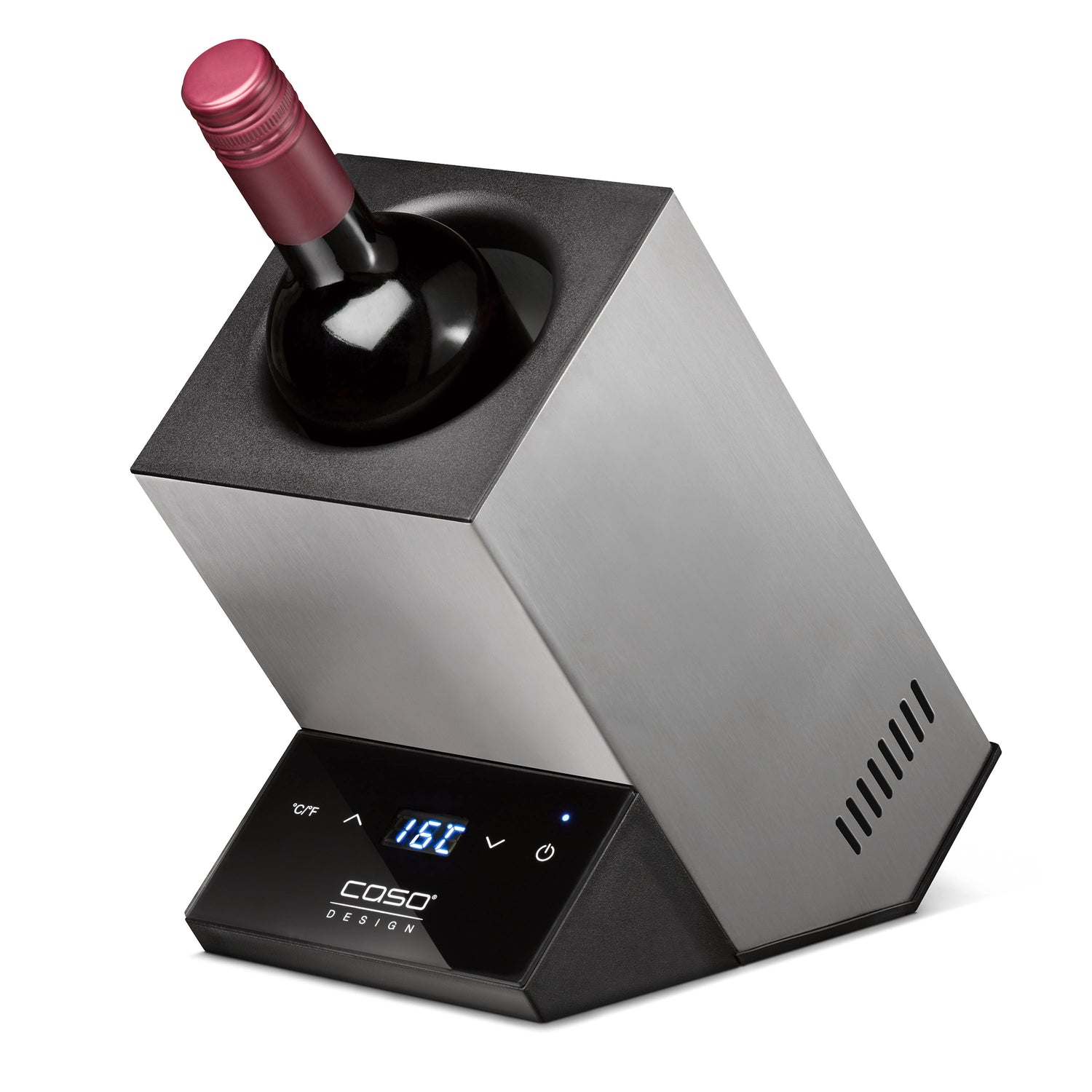 Raffreddatore di vino WineCaseOne Inox caso design CSO 00611 Kunzi Shop 1