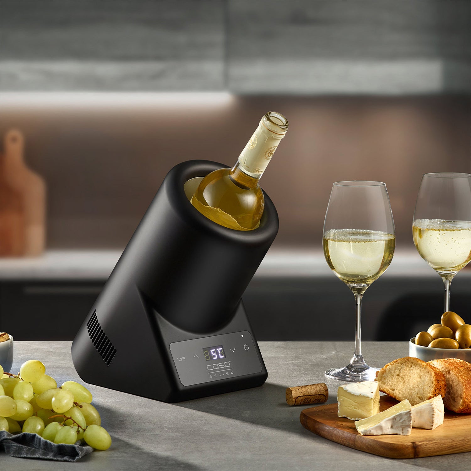 Raffreddatore di vino VinoCase Black caso design CSO 00615 Kunzi Shop 3
