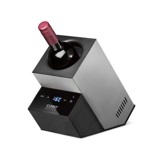 Raffreddatore di vino WineCase Deluxe Inox caso design CSO 00616 Kunzi Shop