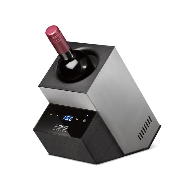 Raffreddatore di vino WineCase Deluxe Inox caso design CSO 00616 Kunzi Shop