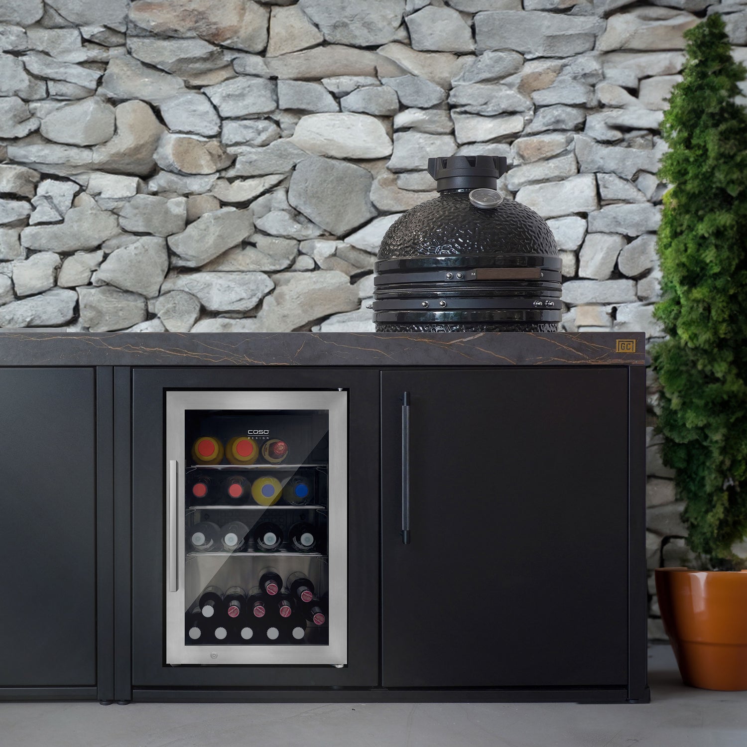 Frigorifero BBQ Cooler S-R caso design CSO 00700 Kunzi Shop 2