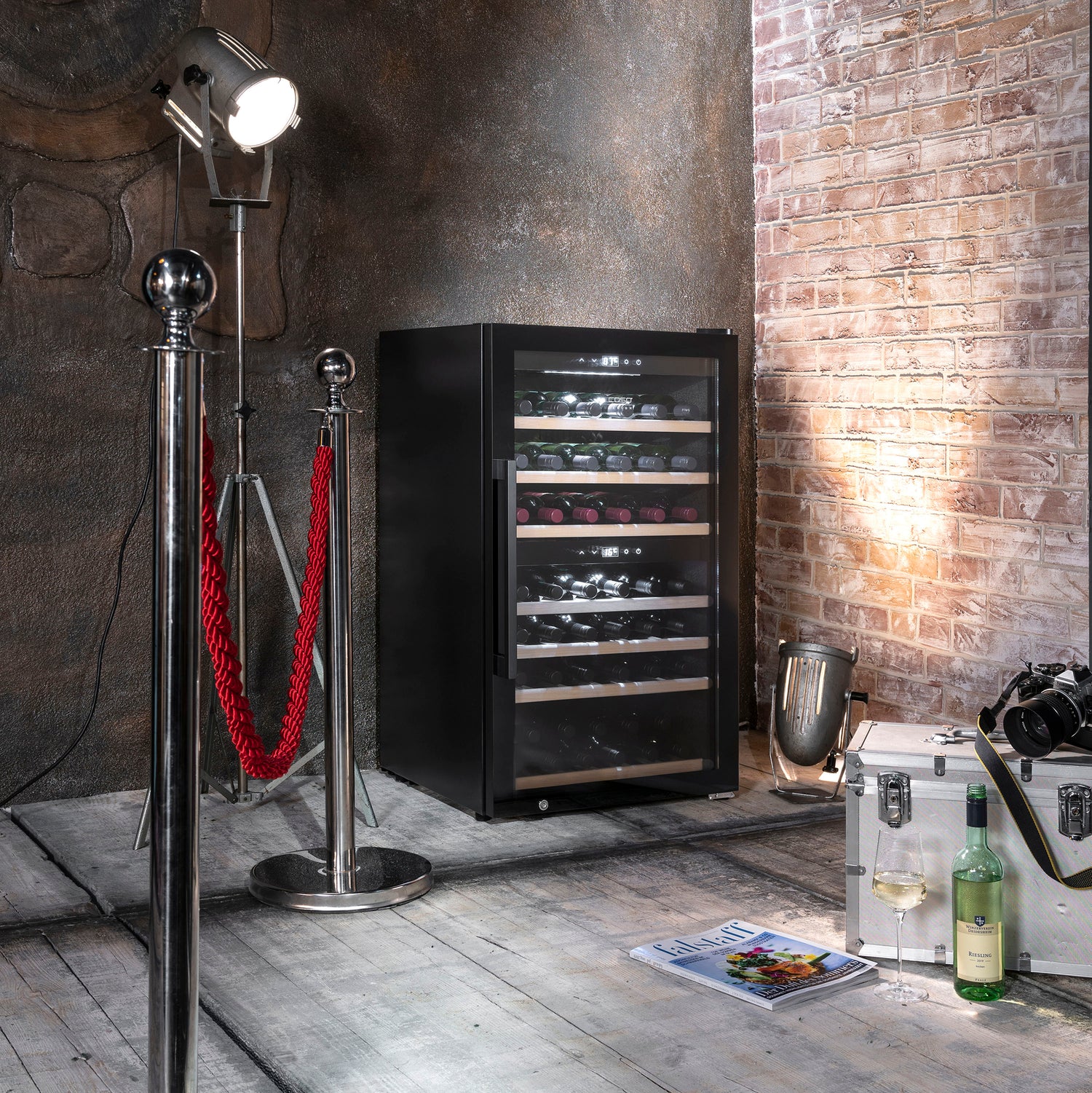 Cantinetta frigo WineExclusive 66 Falstaff caso design CSO 00726 Kunzi Shop 2
