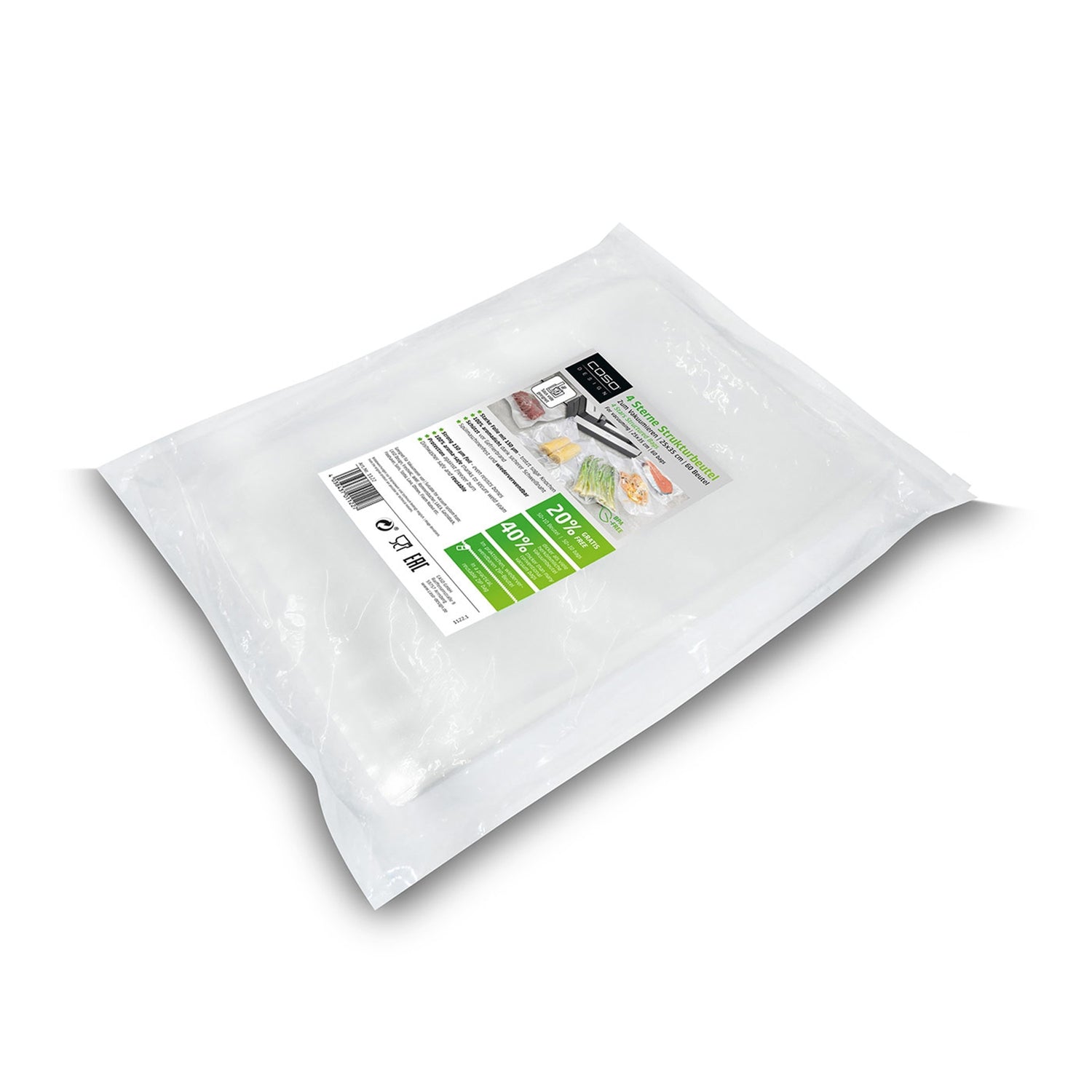 Confezione 60 sacchetti goffrati 4-Stars 25x35 caso design CSO 01122 Kunzi Shop
