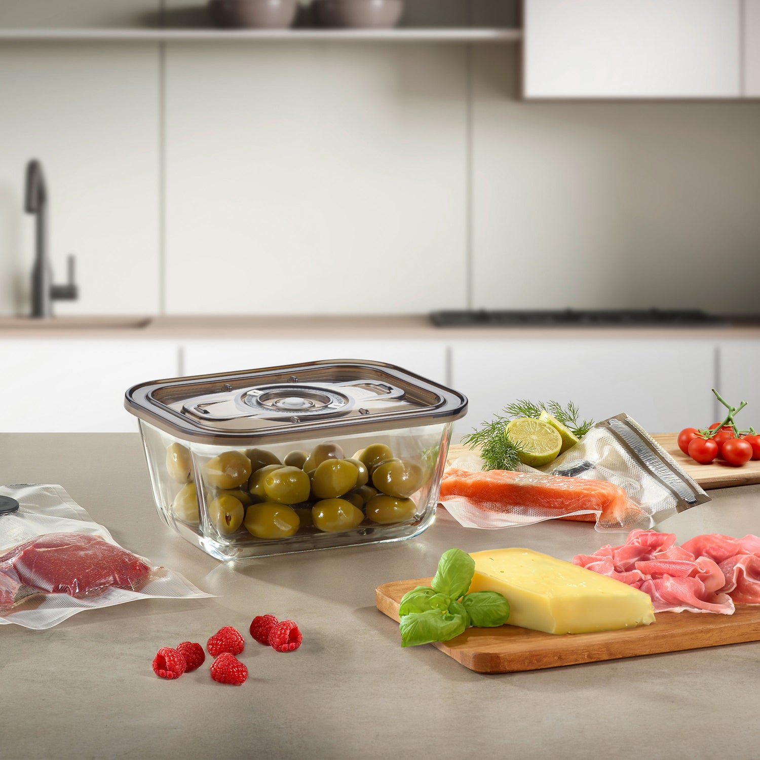 Contenitore per sottovuoto VacuBoxx Eco M caso design CSO 01166 Kunzi Shop 2