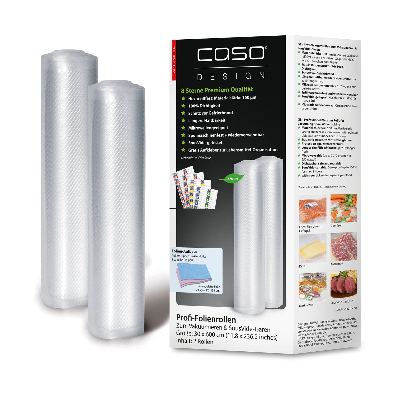 Scatola 2 rotoli goffrati 8-Stars 30x600 caso design CSO 01222 Kunzi Shop