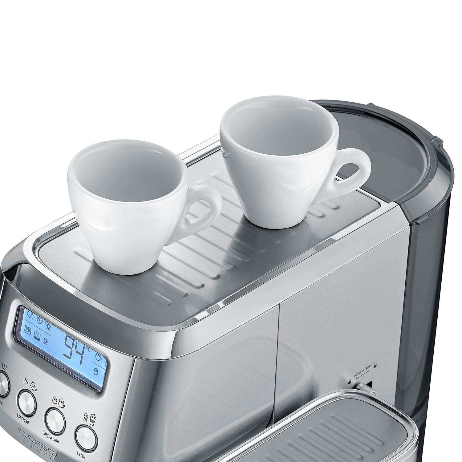 Macchina da caffè Espresso Gourmet Latte Inox caso design CSO 01821 Kunzi Shop 7