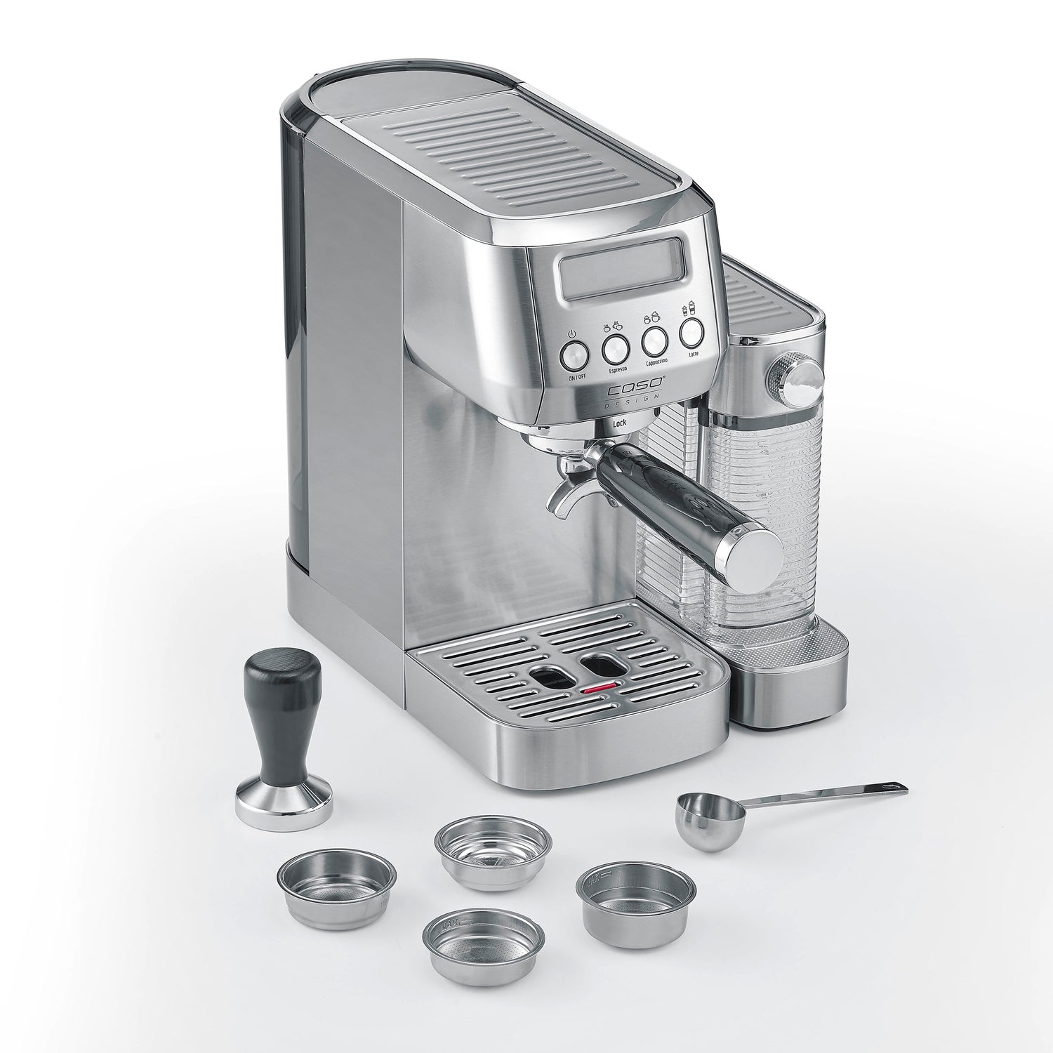 Macchina da caffè Espresso Gourmet Latte Inox caso design CSO 01821 Kunzi Shop 9