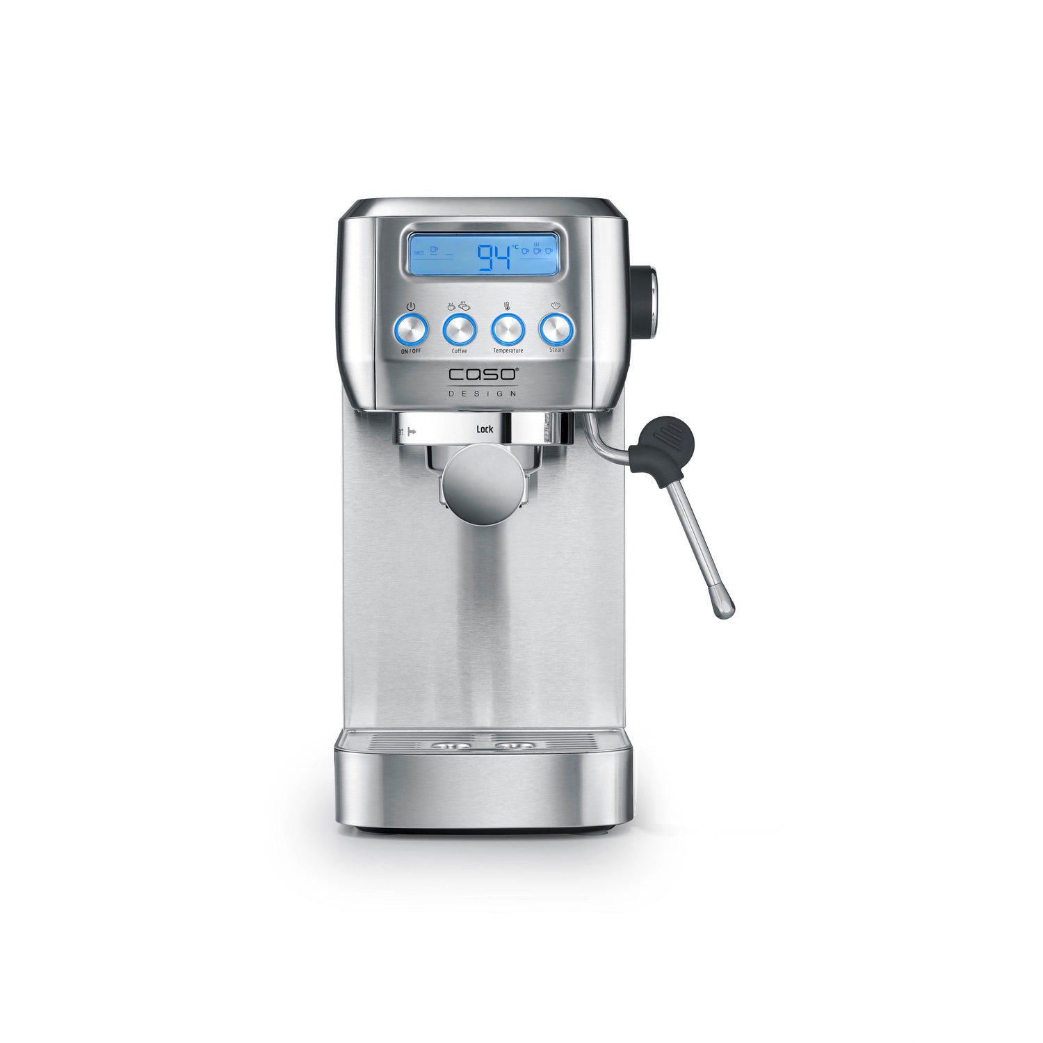 Macchina da caffè Espresso Gourmet Crema Silver caso design CSO 01824 Kunzi Shop 5