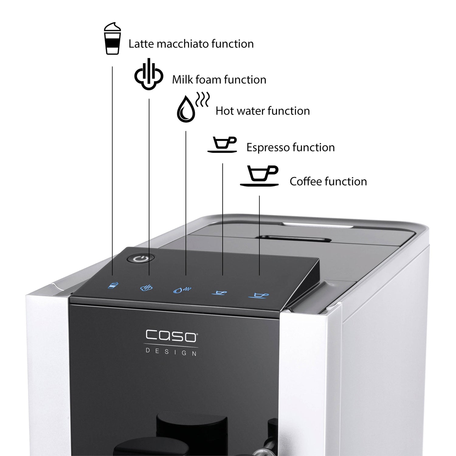 Macchina da caffè Café Crema One caso design CSO 01881 Kunzi Shop 5
