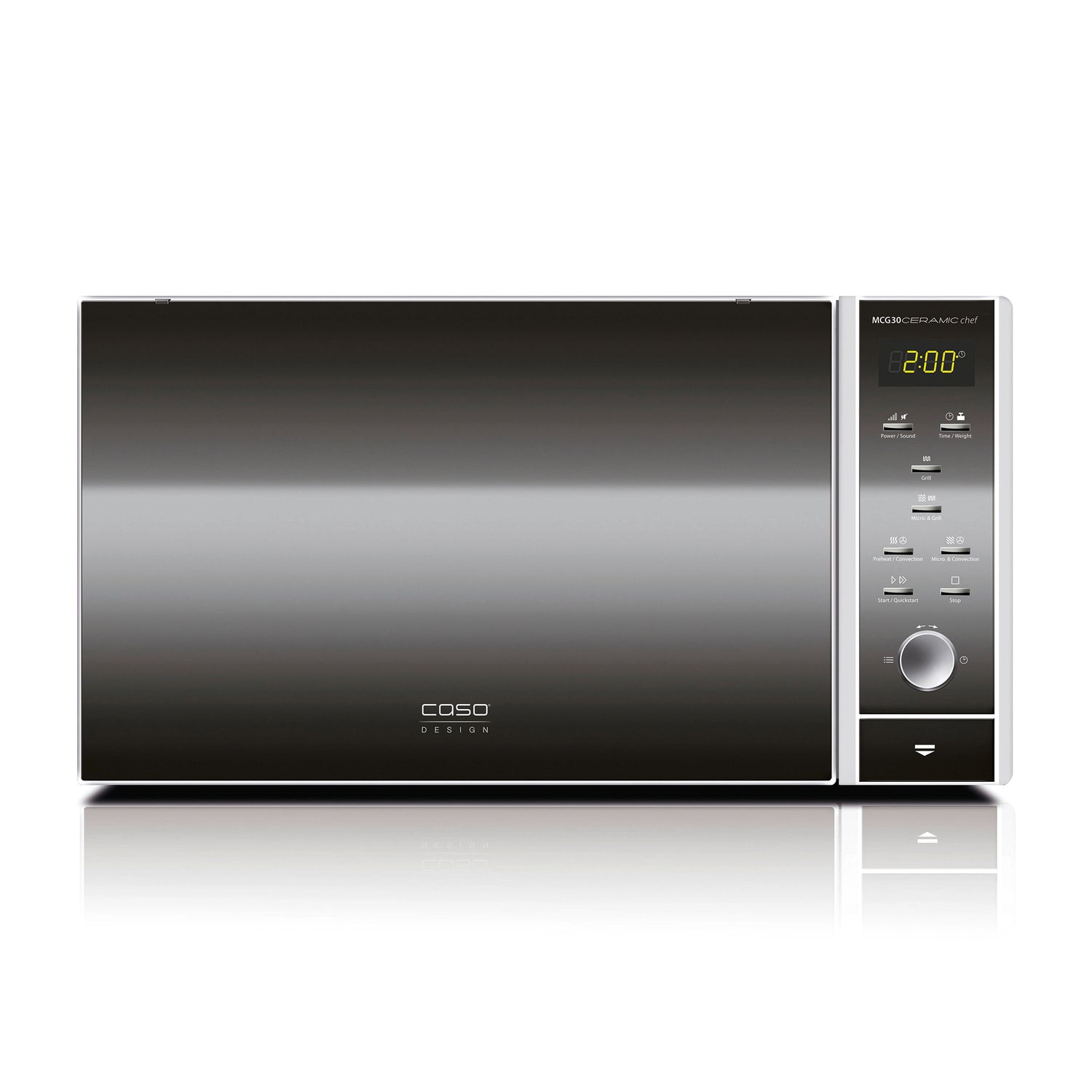 Forno a microonde MCG 30 Ceramic Chef 30 L caso design CSO 03371 Kunzi Shop 1