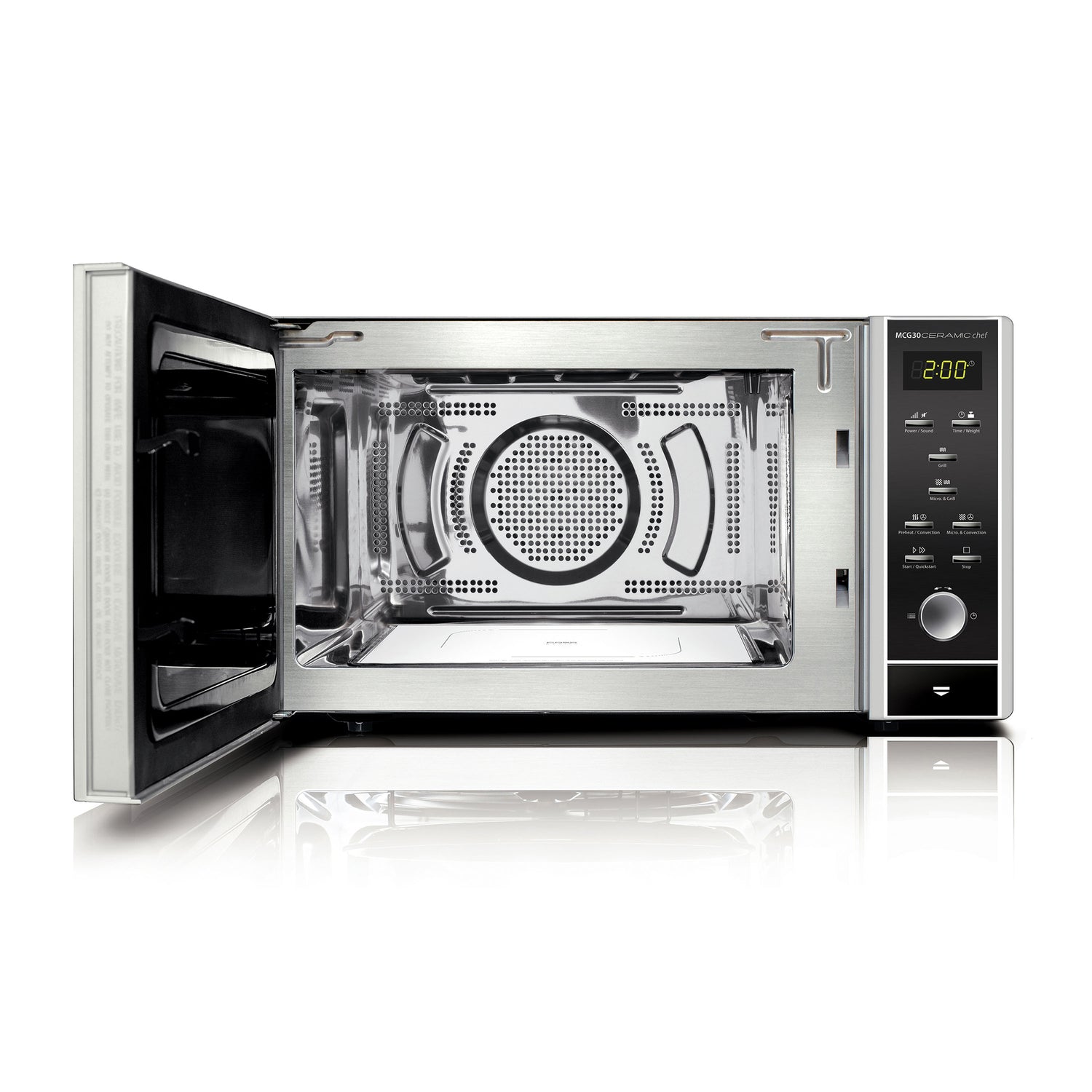Forno a microonde MCG 30 Ceramic Chef 30 L caso design CSO 03371 Kunzi Shop 2